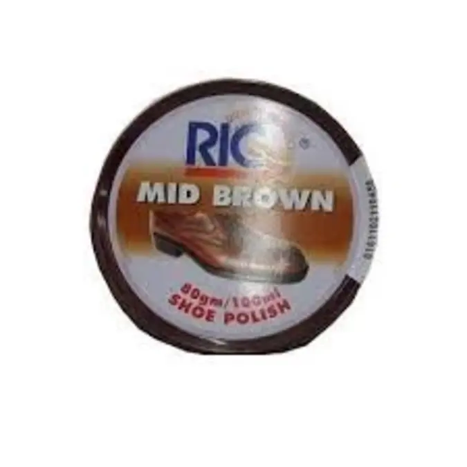 Ric Shoe Polish Mid Brown 100ml